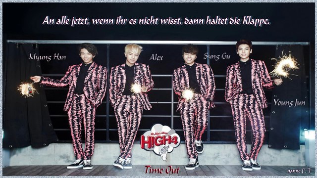 HIGH4 - Time Out k-pop [german sub] Mini Album - HI HIGH