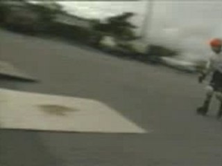 chute grave en roller