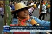 México: campesinos de Atenco, dispuestos a defender sus tierras