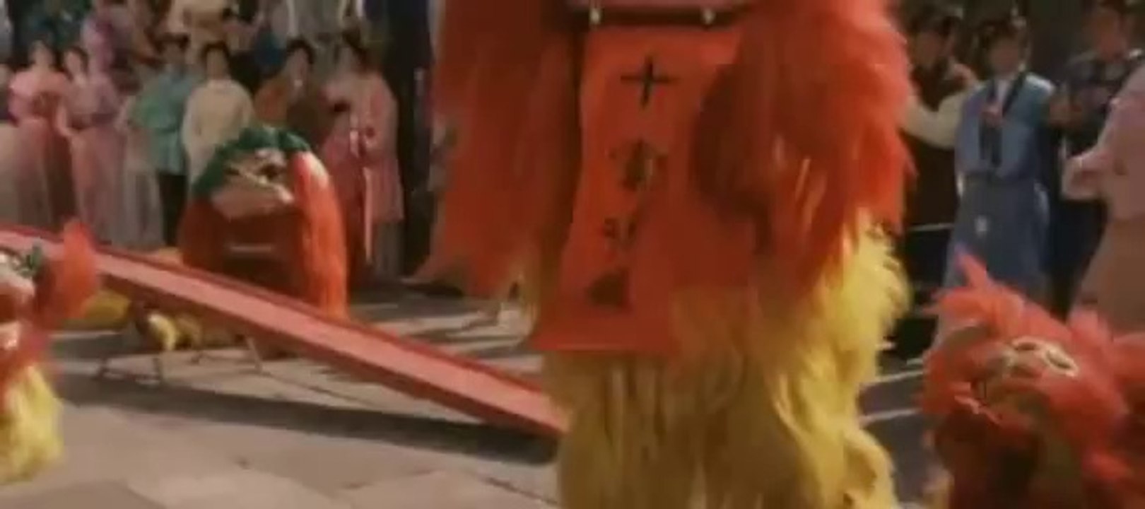 Chinese Red Lion Dance