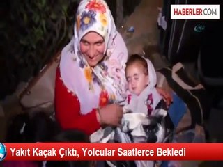 Yolcu Otobüsünün Yakıtı Kaçak Çıkınca Yolcular Mağdur Oldu