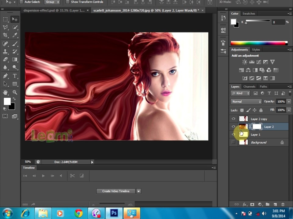 splatter effect In photoshop by ibrarulhaq