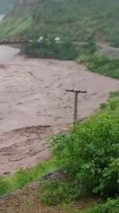 Extreme Flood in Poonch River at Gulpur Azad Kashmir 2014