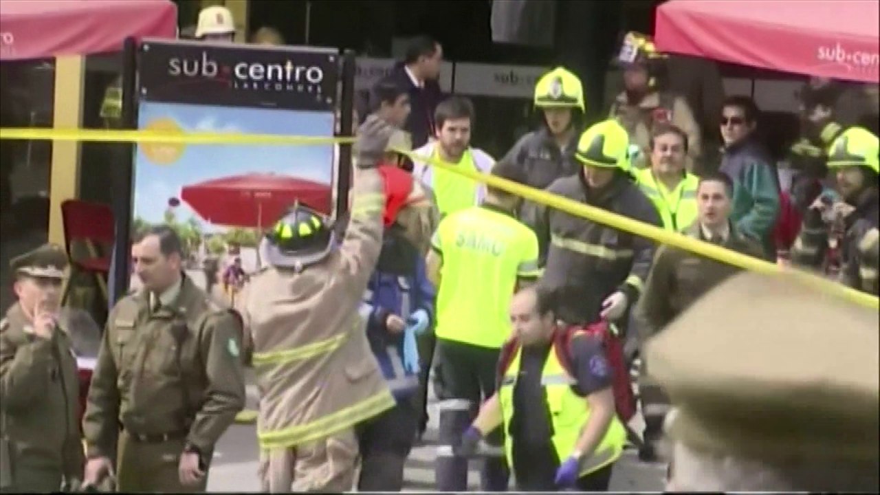 Chili : un attentat fait 14 blessés dans le métro de Santiago