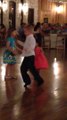 Boy Fabulously Dances At Wedding