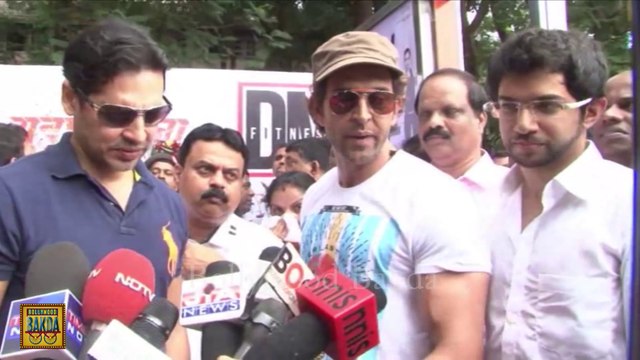 Hrithik Roshan Flexes Few Muscles at Dino Morea's Fitness Studio