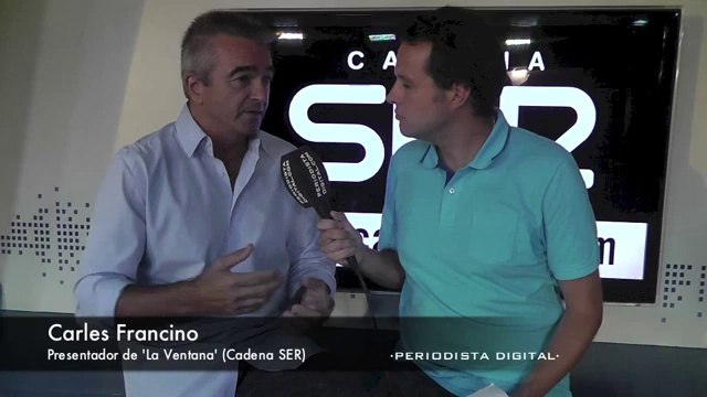 Carles Francino, presentador de 'La Ventana'. 8-9-2014