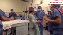 Kanser Hastası Kadın Ameliyat Öncesi Dans Etti