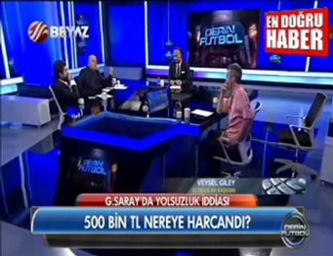 Ahmet Çakar Canlı Yayını Terk Etti! - Ahmet Çakar ile Veysel Giley'in Tartışması