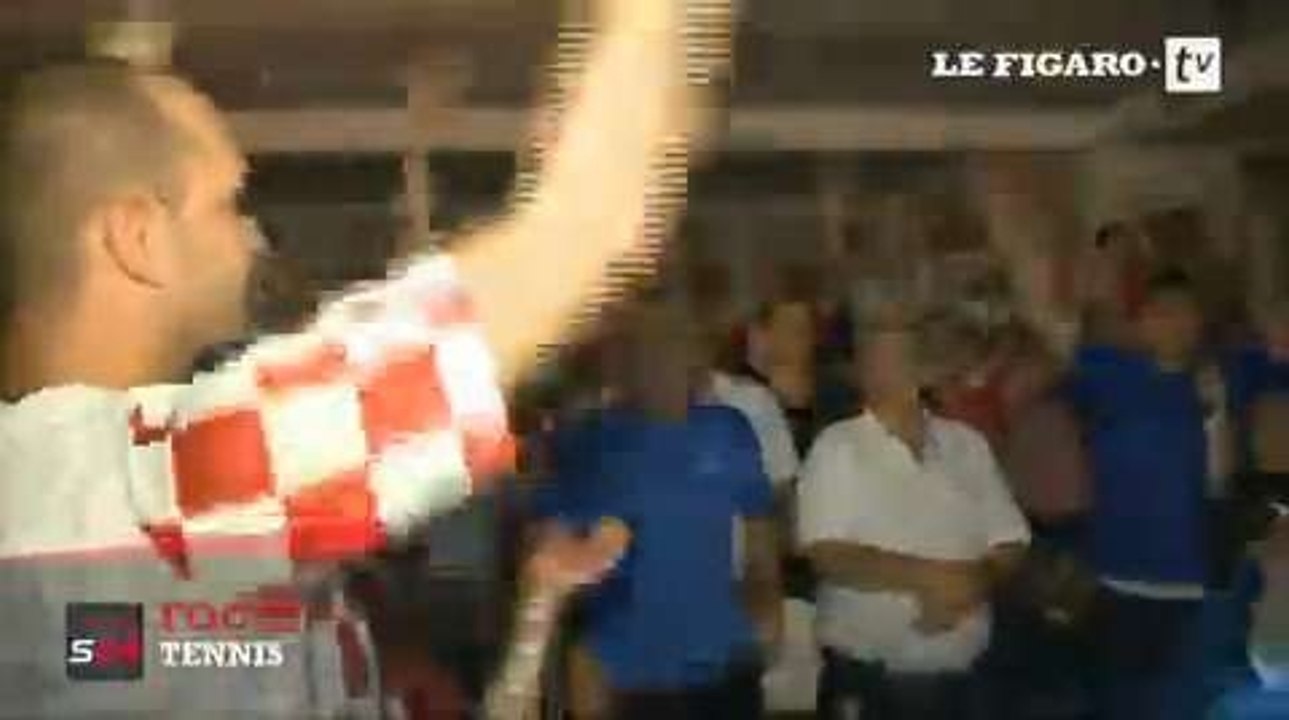 Ambiance dans la ville natale de Marin Cilic