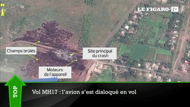 Top/Flop : le vol de la Malaysia Airlines s'est disloqué en vol