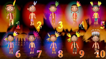 Ten Little Indians _ nursery rhymes & children songs with lyrics
