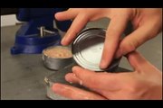 How to Open a Can without Can Opener - Zombie Survival Tips #20