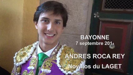 ANDRES ROCA REY A BAYONNE LE 7 SEPT. 2014