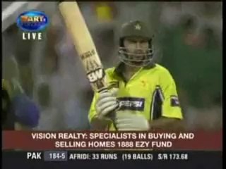 Shahid Afridi 7 Sixes in over -must watch - Video Dailymotion