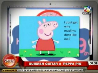 Musulmanes realizan campaña para censurar 'Peppa Pig'