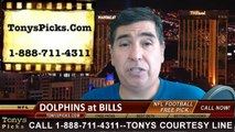 Buffalo Bills vs. Miami Dolphins Pick Prediction NFL Pro Football Odds Preview 9-14-2014