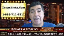 Washington Redskins vs. Jacksonville Jaguars Pick Prediction NFL Pro Football Odds Preview 9-14-2014