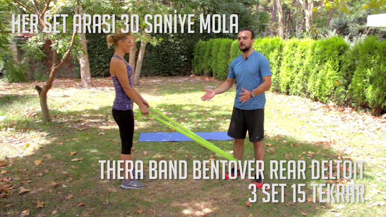 Arka Omuz Kaslarını Çalıştırmak için "Bentover Straight Rear Deltoit" - Her Yerde Spor