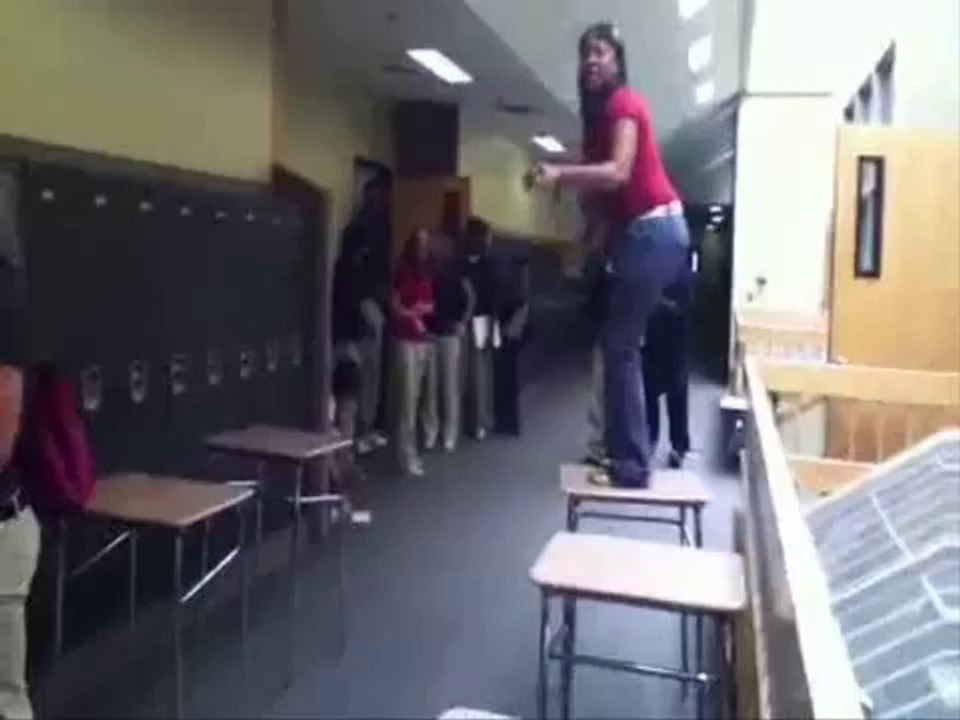 Stupid girls desk fall fail For FAIL Compilation 2013 ПРИКОЛЫ 2013 [18+] [HD+] Viral video FUNNY