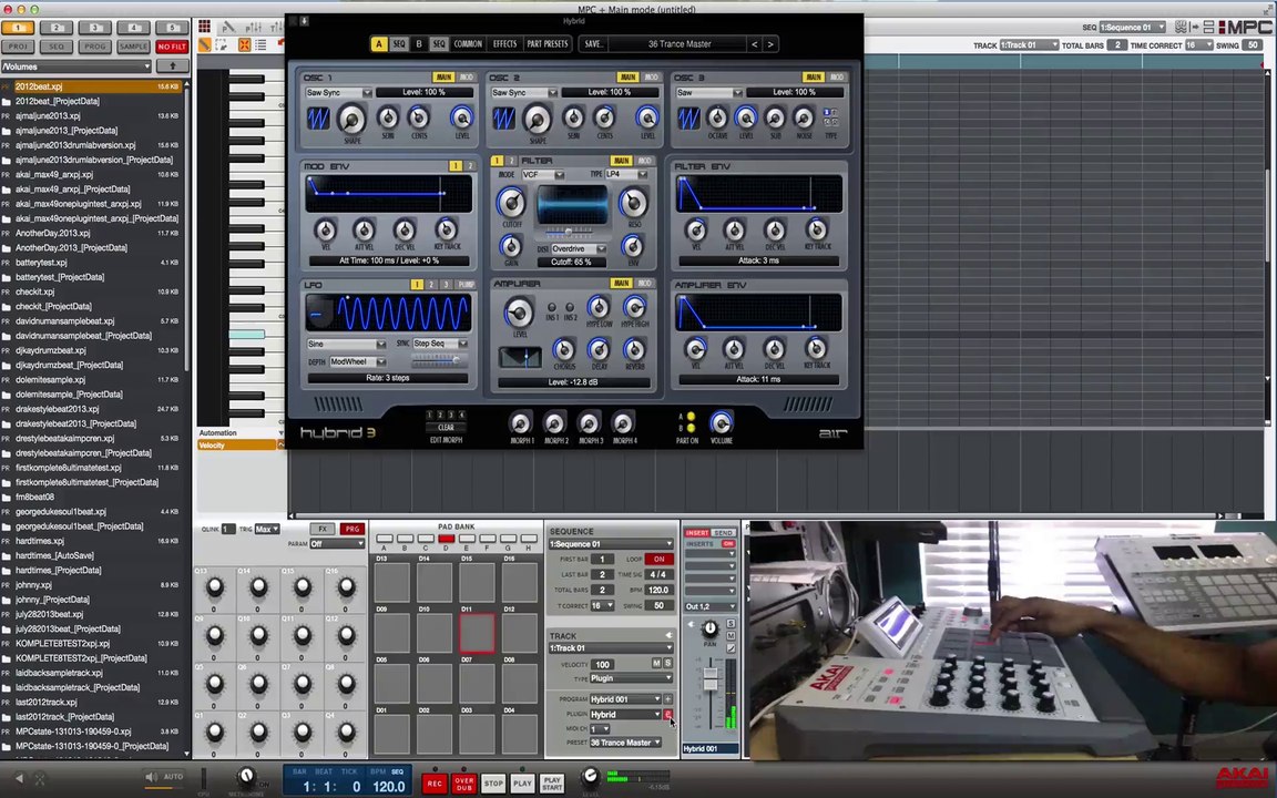 FIRST LOOK AT AKAI PROFESSIONAL HYBRID 3 PLUG-IN