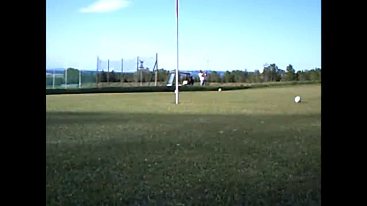 Balles parachute lob wedge au dessus d'un bunker Sept 2014