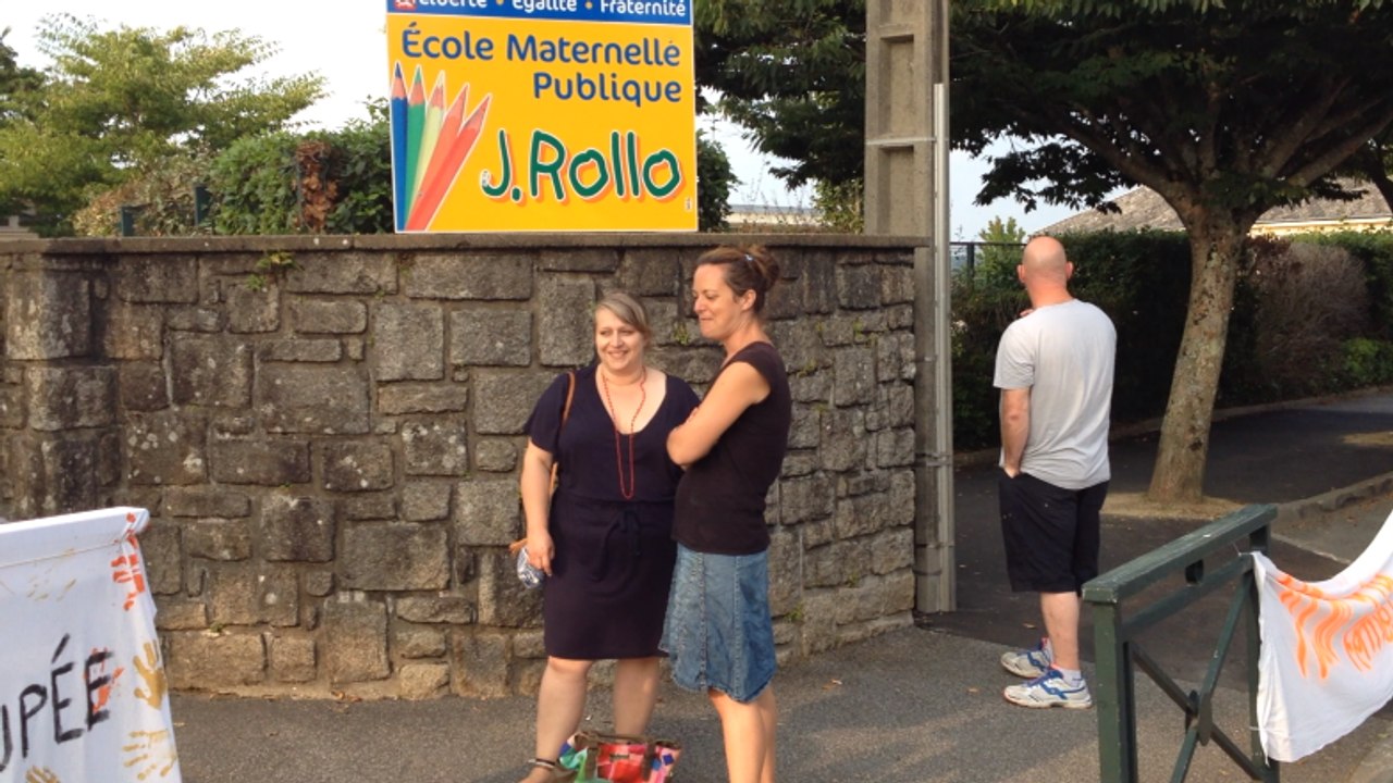 Occupation de l'école Rollo par les parents d'élèves
