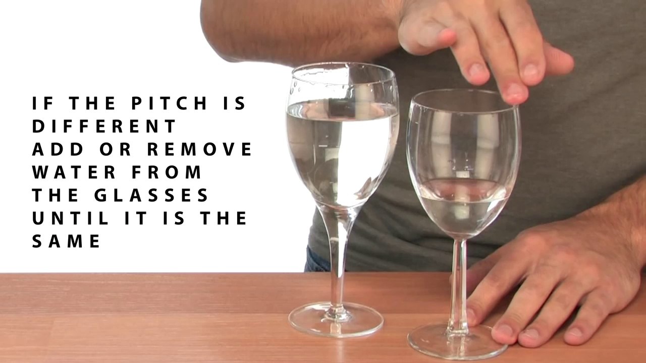 Singing Glasses Toothpick Mover - Sick Science #061