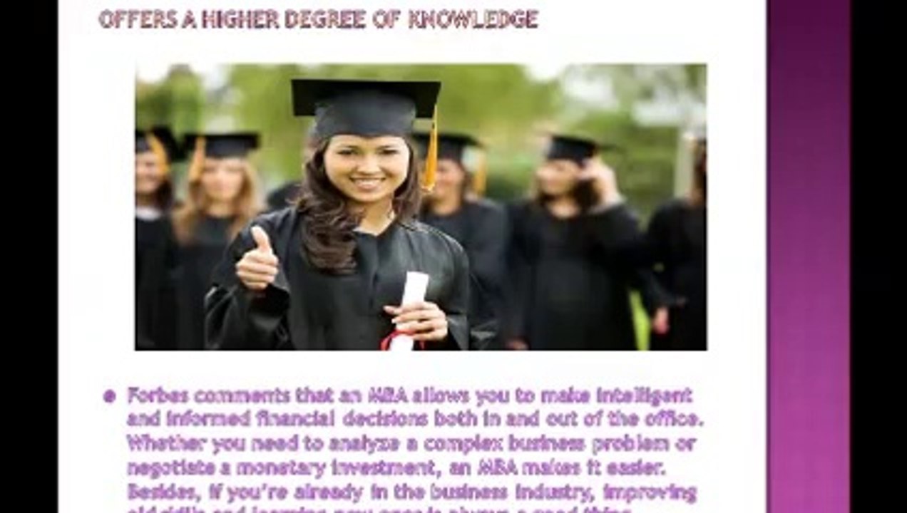 Reasons Why You Should Get an MBA