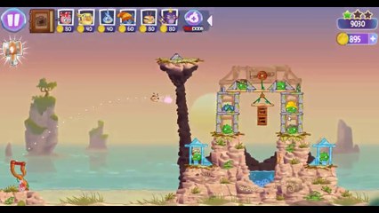 Angry Birds Stella Level 14 Episode 2 Walkthrough ★★★ Beach Day