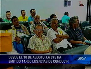 Demanda de licencias de conducción alcanza las 15.000 en Guayas