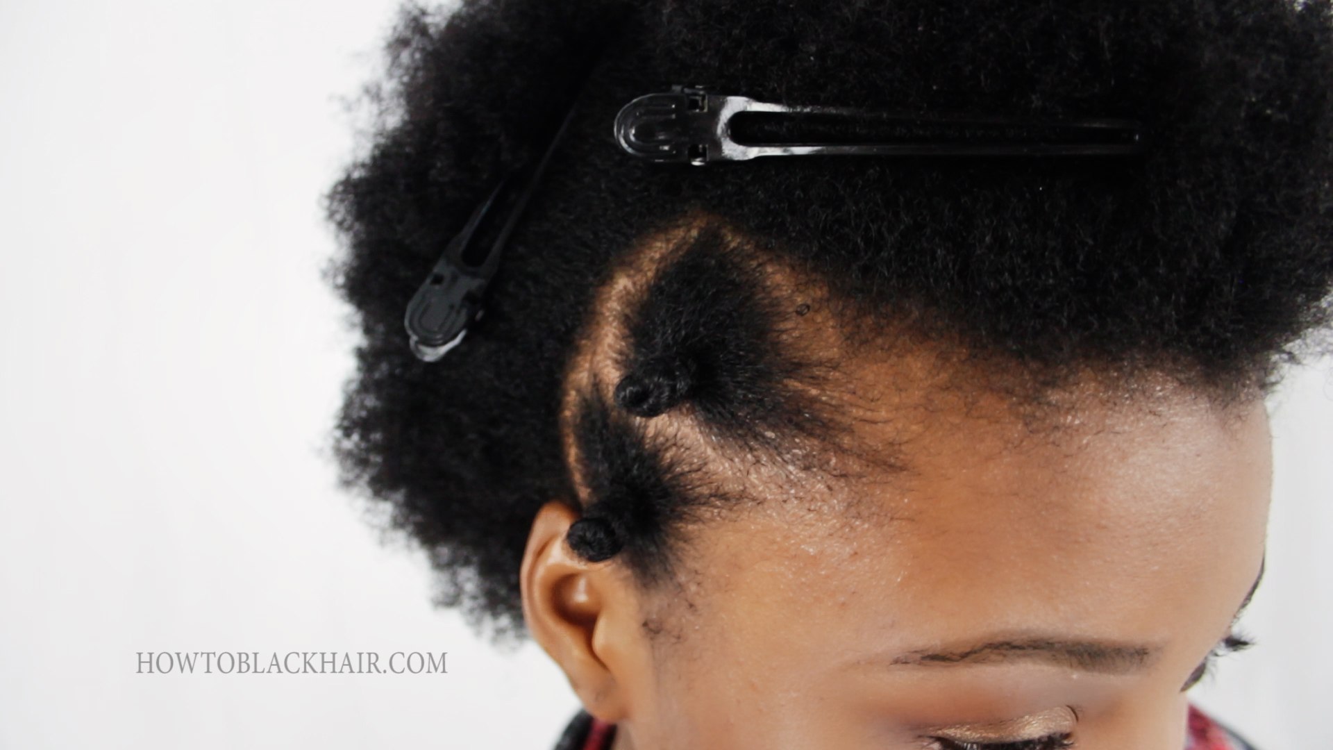 How To Do Bantu Knots Step By Step On Natural Short 4c Hair