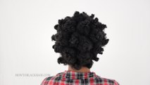 Bantu Knots / China Bump Finished Results On Short Natural Hair Tutorial Part 4 of 4