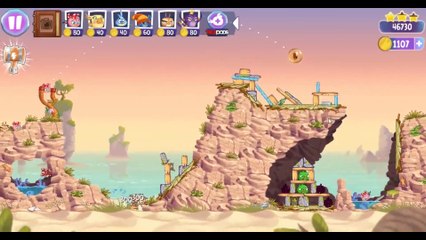 Angry Birds Stella Level 25 Episode 2 Walkthrough ★★★ Beach Day