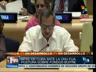 Cuba celebra resolución de ONU para proteger a países de fondos buitre