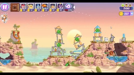 Angry Birds Stella Level 37 Episode 2 Walkthrough ★★★ Beach Day