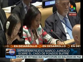 Resolución de ONU busca proteger a países de grupos especulativos