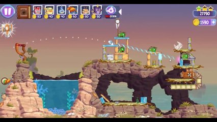 Angry Birds Stella Level 47 Episode 2 Walkthrough ★★★ Beach Day
