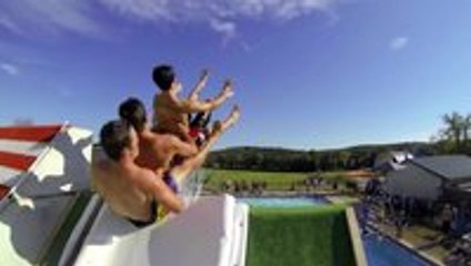 Epic Slip and Slide Pool Party