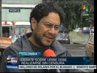 Debate sobre Uribe debe realizarse sin censura: Iván Cepeda