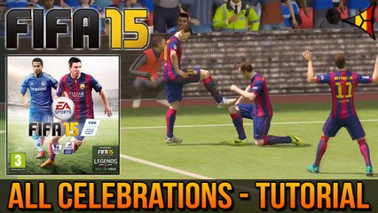 FIFA 15 // ALL CELEBRATIONS TUTORIAL [HD] | FPS Belgium