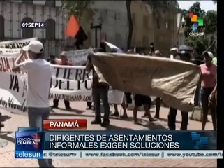 Panamá: habitantes de asentamientos informales exigen cese a desalojos