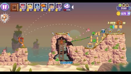 Angry Birds Stella Level 54 Episode 2 Walkthrough ★★★ Beach Day