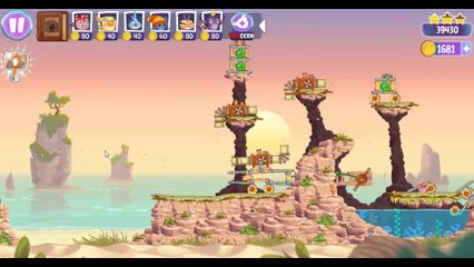 Angry Birds Stella Level 56 Episode 2 Walkthrough ★★★ Beach Day