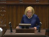 Poseł Aldona Młyńczak - Wystąpienie z dnia 27 sierpnia 2014 roku.