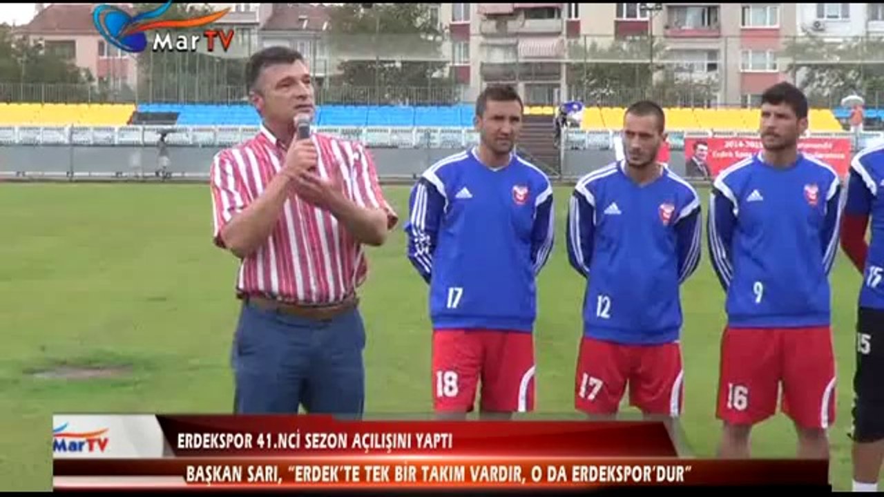 ERDEKSPOR 41.NCİ SEZON AÇILIŞINI YAPTI