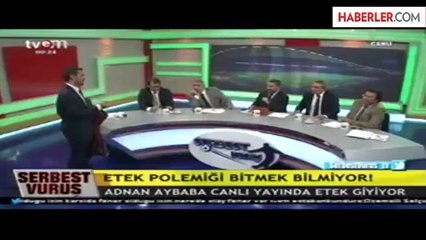 Futbol Yorumcusu Adnan Aybaba, Canlı Yayında Etek Giydi