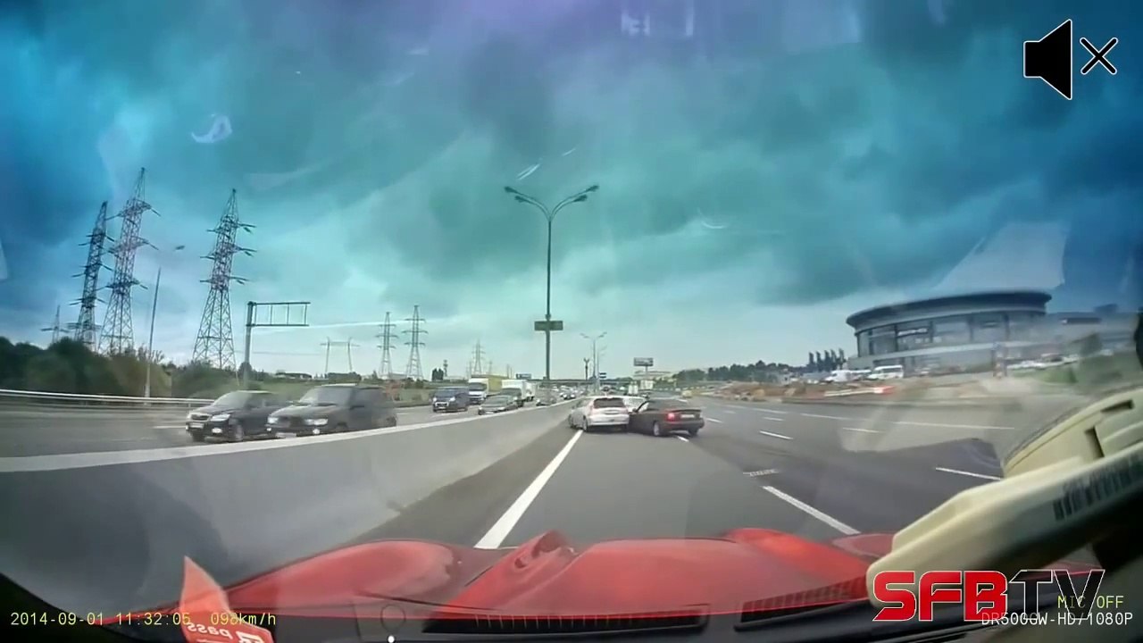 Worst russian drivers compilation!Car crashs of August 2014