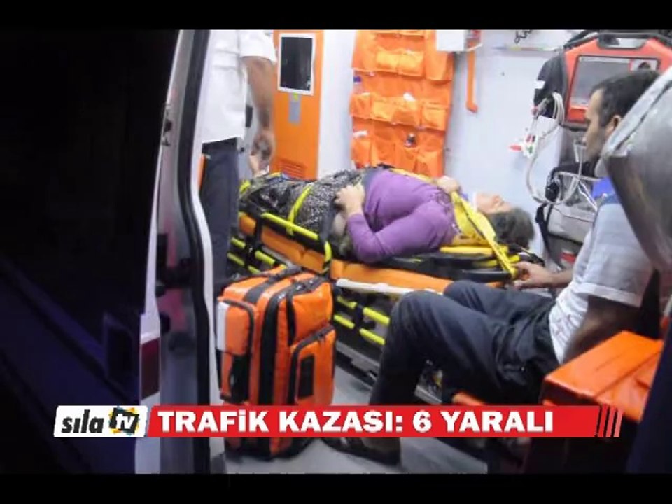 KADİRLİ'DE TRAFİK KAZASI 6 YARALI