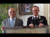 Aversa (CE) - Sagliocco incontra il ten.col. Carrara, nuovo comandante dei Carabinieri (09.09.14)